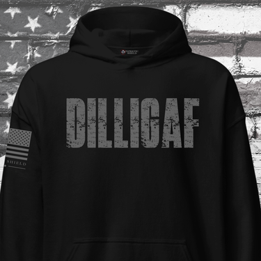 Defiant Blue Collar Warrior Hoodie American Flag Style